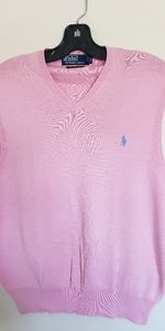 Polo by Ralph Lauren Pink Knit Vest